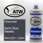 Preview: Chevrolet, Berlin Blue Metallic, WA122V / GXH: 400ml Sprühdose, von ATW Autoteile West.